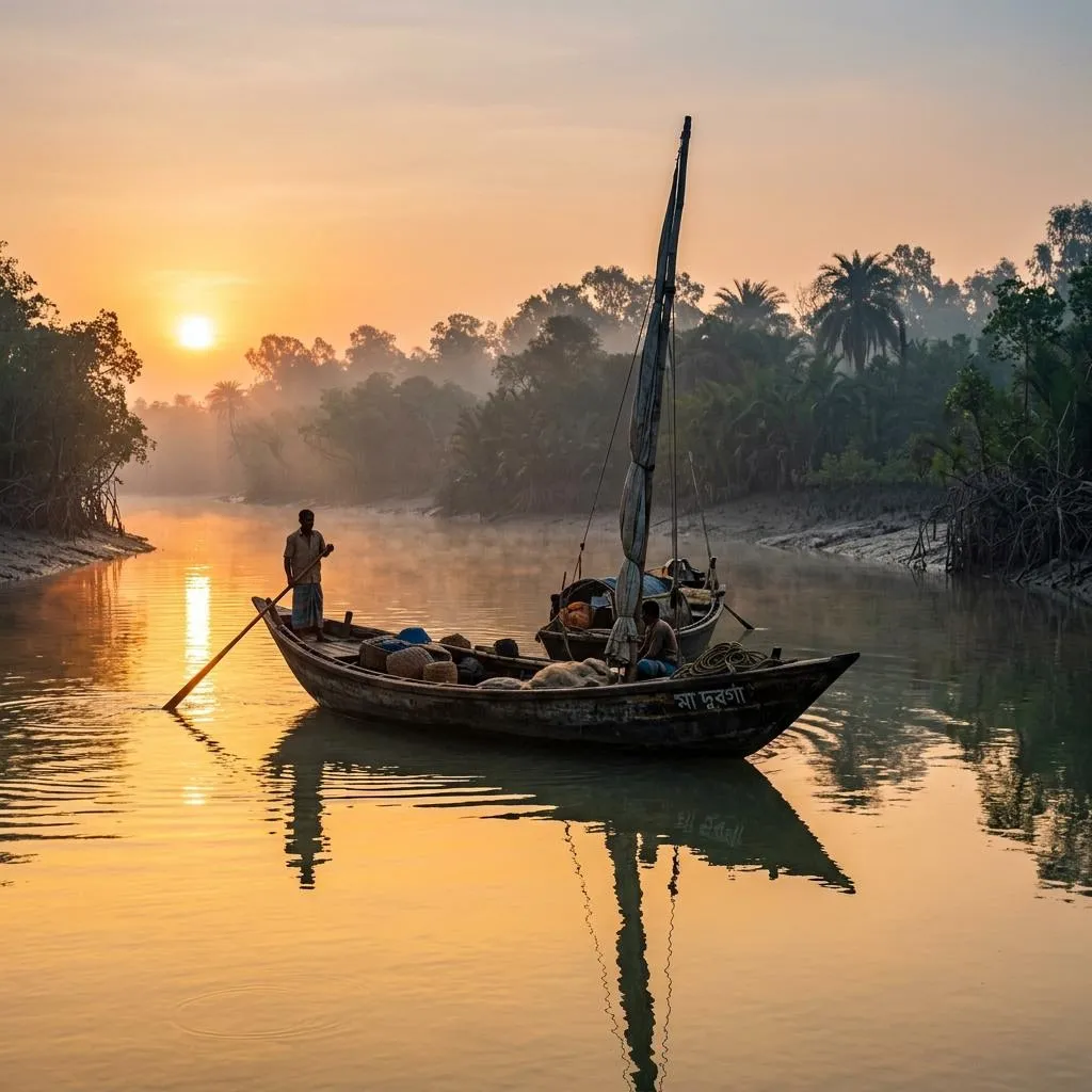 Our guides on a morning expedition
